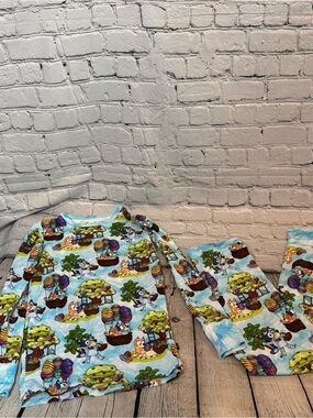 Sugar Swan Bluey Easter Bamboo Pajama Set